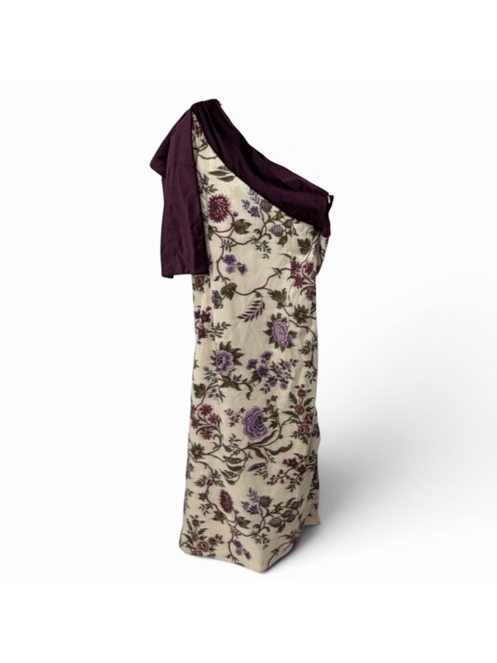 Tuckernuck Chantilly Vine Jodie Floral One Shoulder Midi Dress size M Medium NWT - Picture 7 of 9